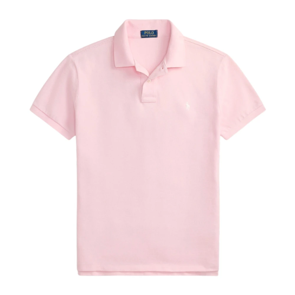 Ralph Lauren Rosa Iconic Mesh Pikétröja