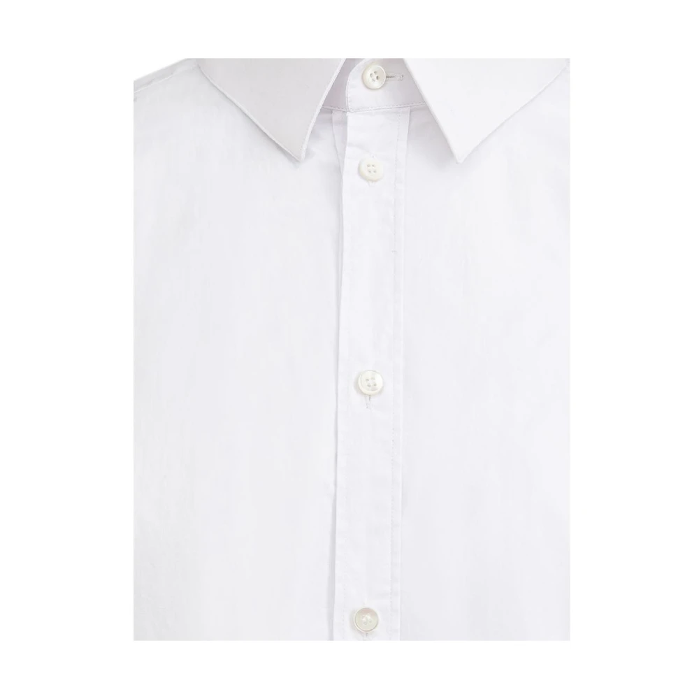 Dolce & Gabbana Wit Katoenen Overhemd White Heren
