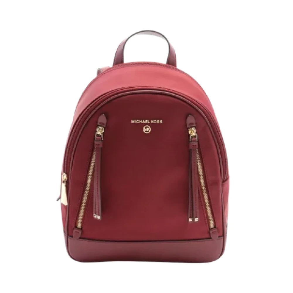 Michael Kors Pre-owned Nylon backpacks Red Dames