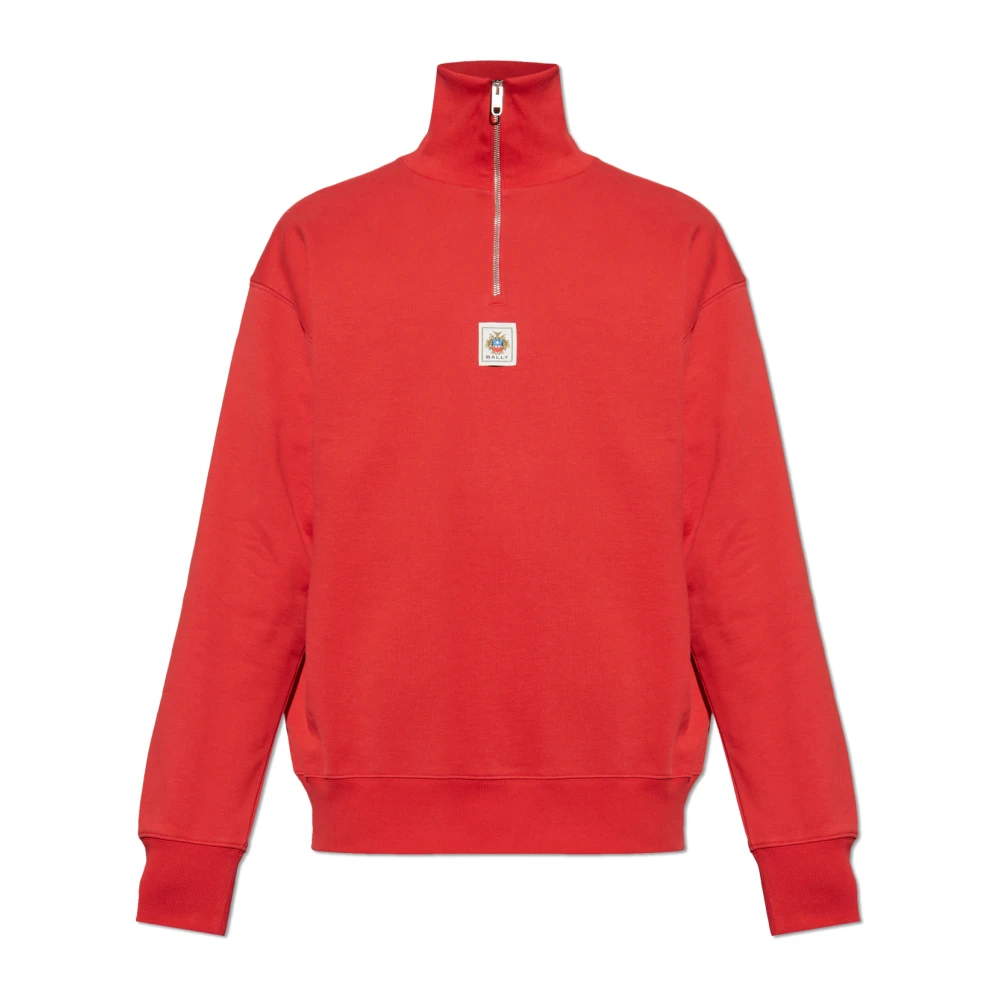 Bally Sweatshirt met opstaande kraag Red Heren