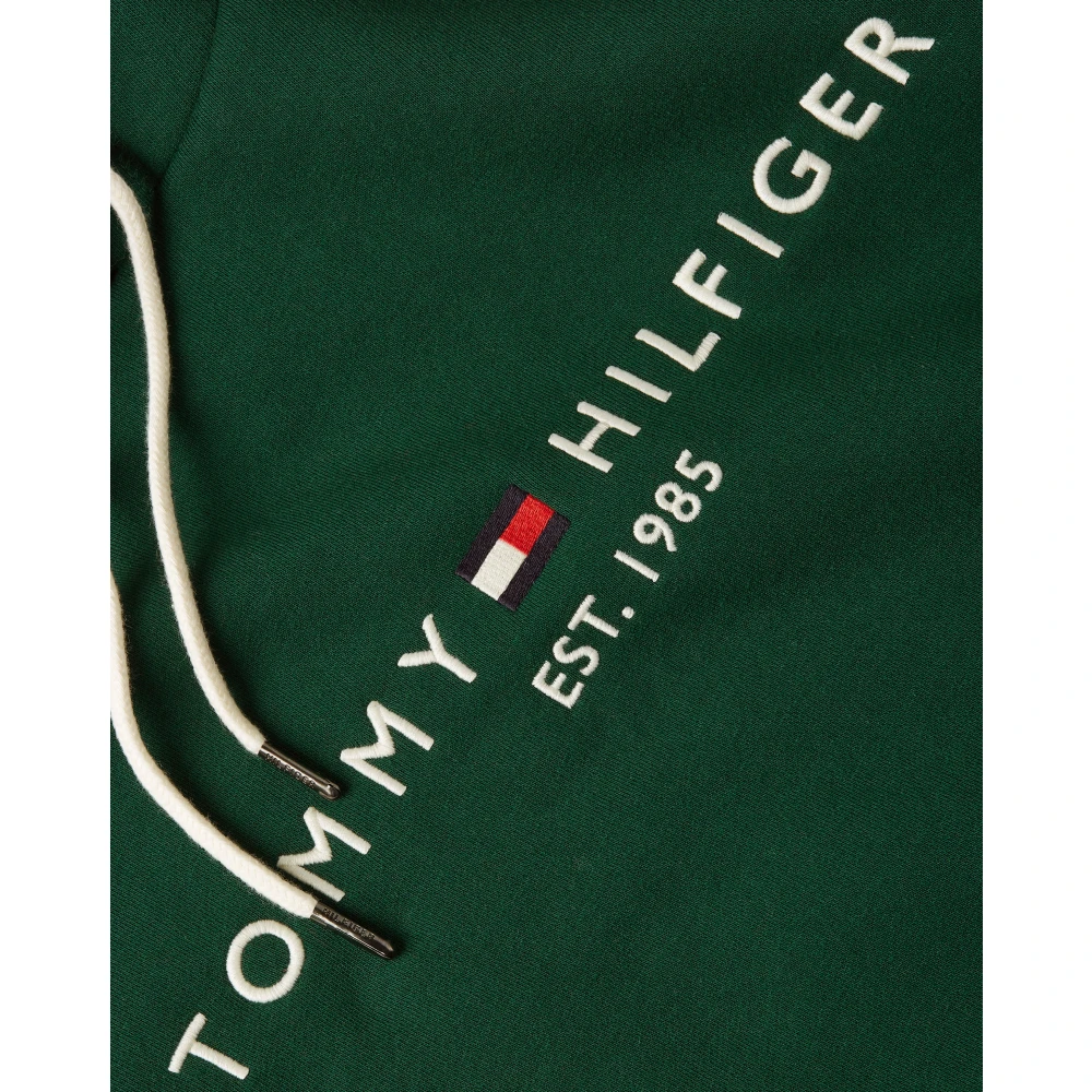 Tommy Hilfiger Groene Hoodie Sweatshirt Casual Stijl Green Heren