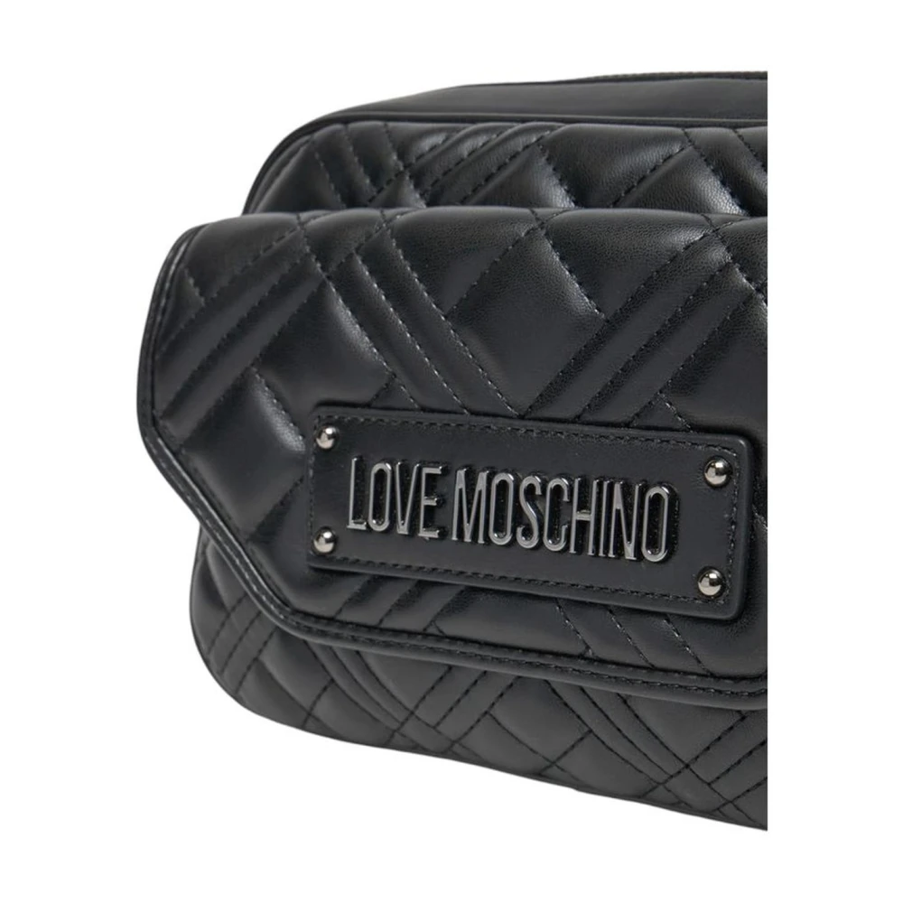 Love Moschino Polyurethaan Handtas Dames Collectie Black Dames