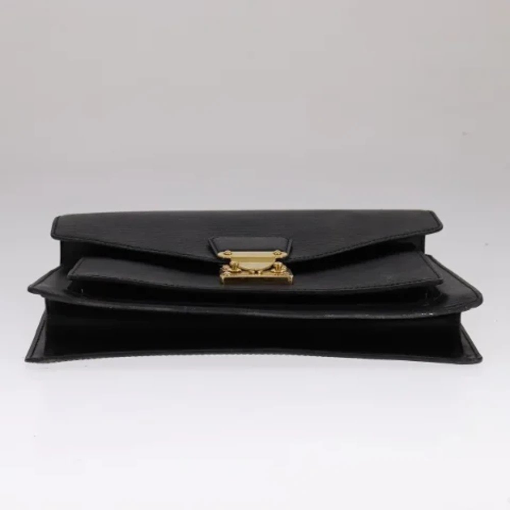 Louis Vuitton Vintage Pre-owned Leather handbags Black Dames
