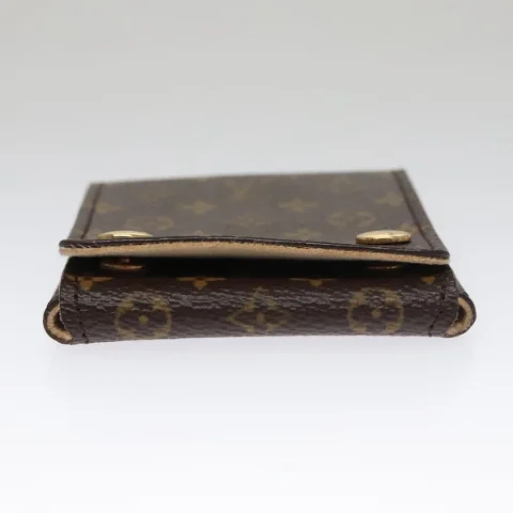 Louis Vuitton Vintage Pre-owned Canvas wallets Brown Dames