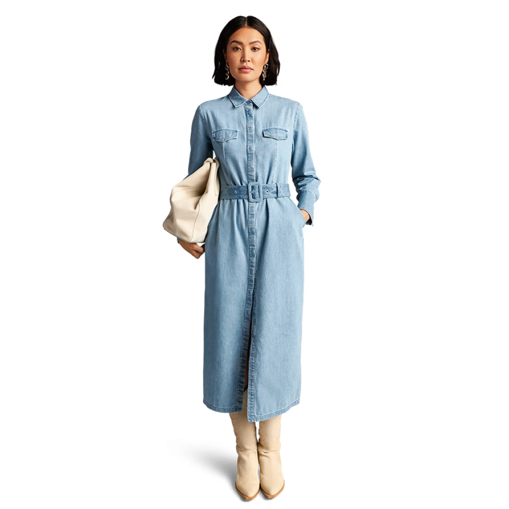 RIANI Denim Overhemdjurk Blue Dames