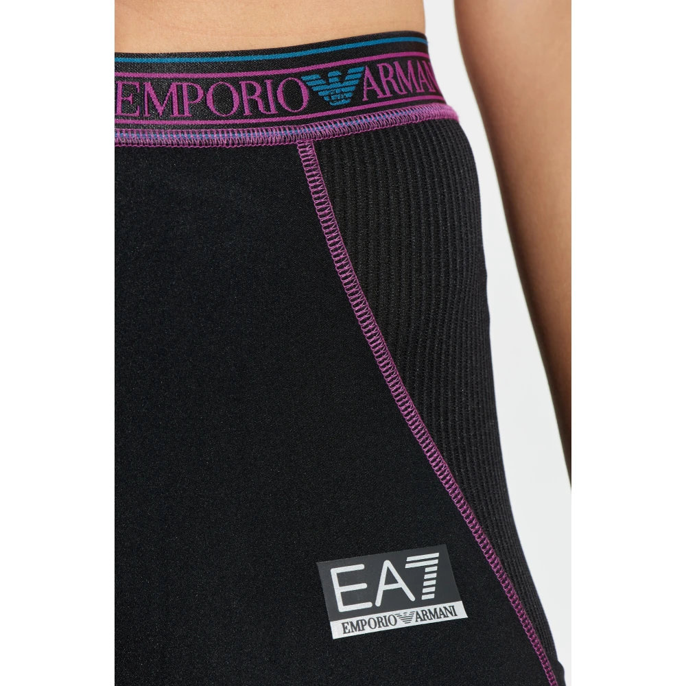 Emporio Armani EA7 Trainingslegging met logo Black Dames