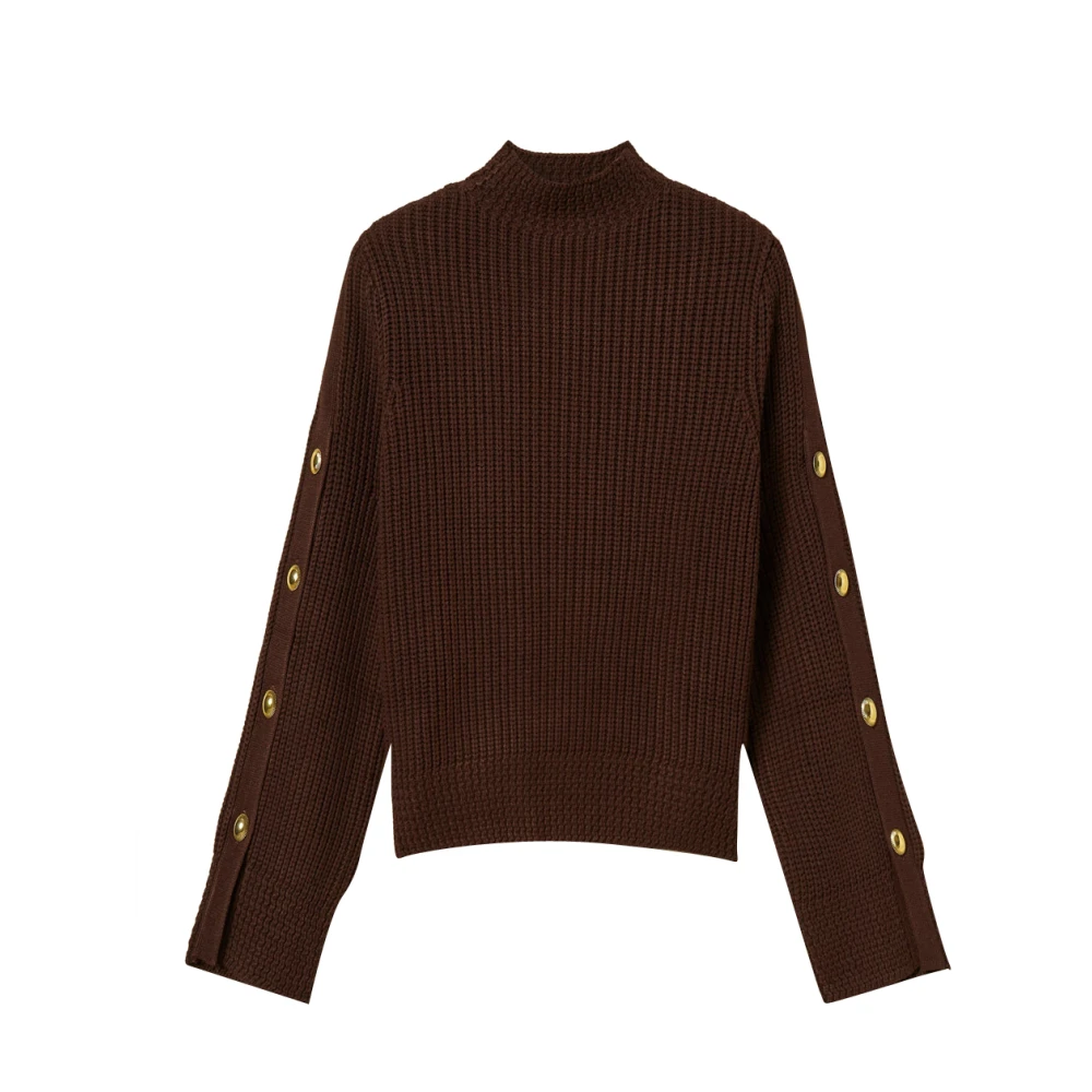 Twinset Donna Marrone Maglie, S, New,