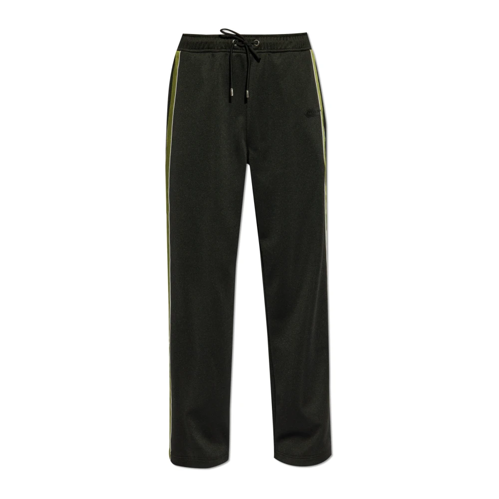 Lanvin Broek met logo Black Heren
