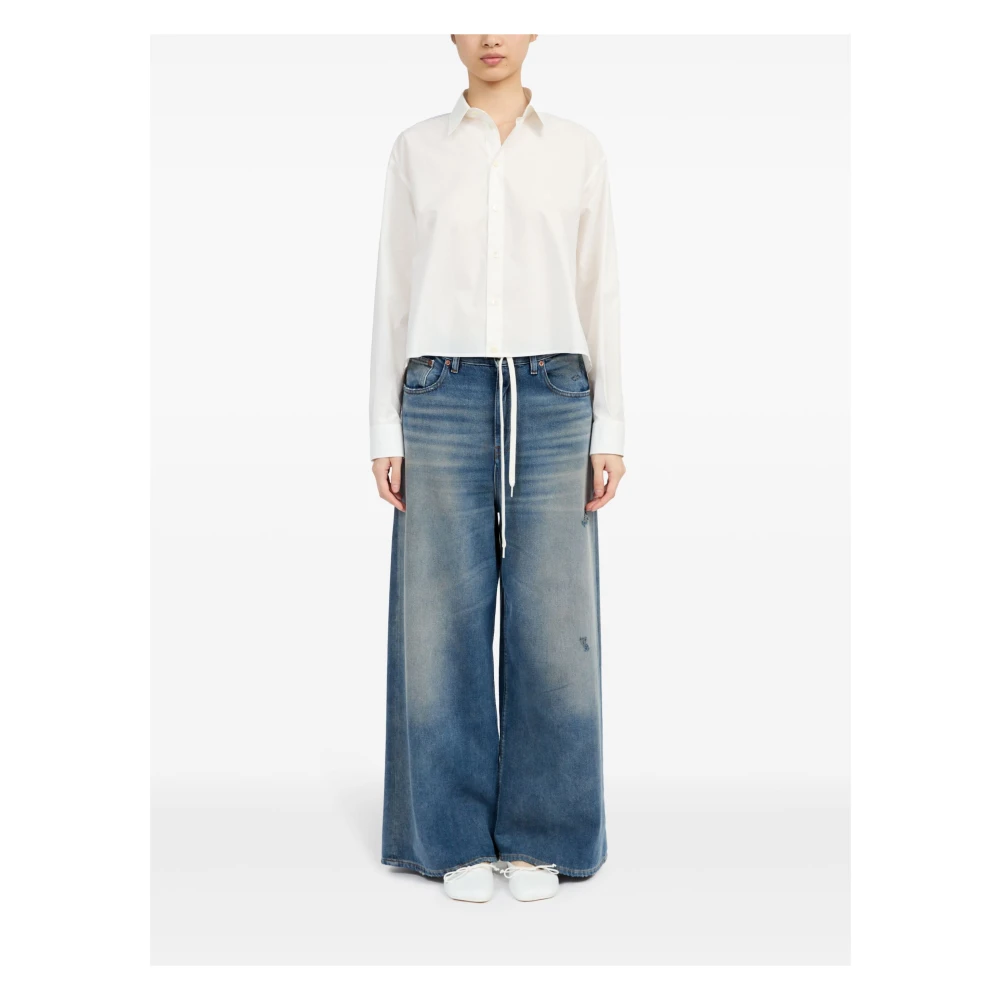 MM6 Maison Margiela Overhemd met lange mouwen White Dames