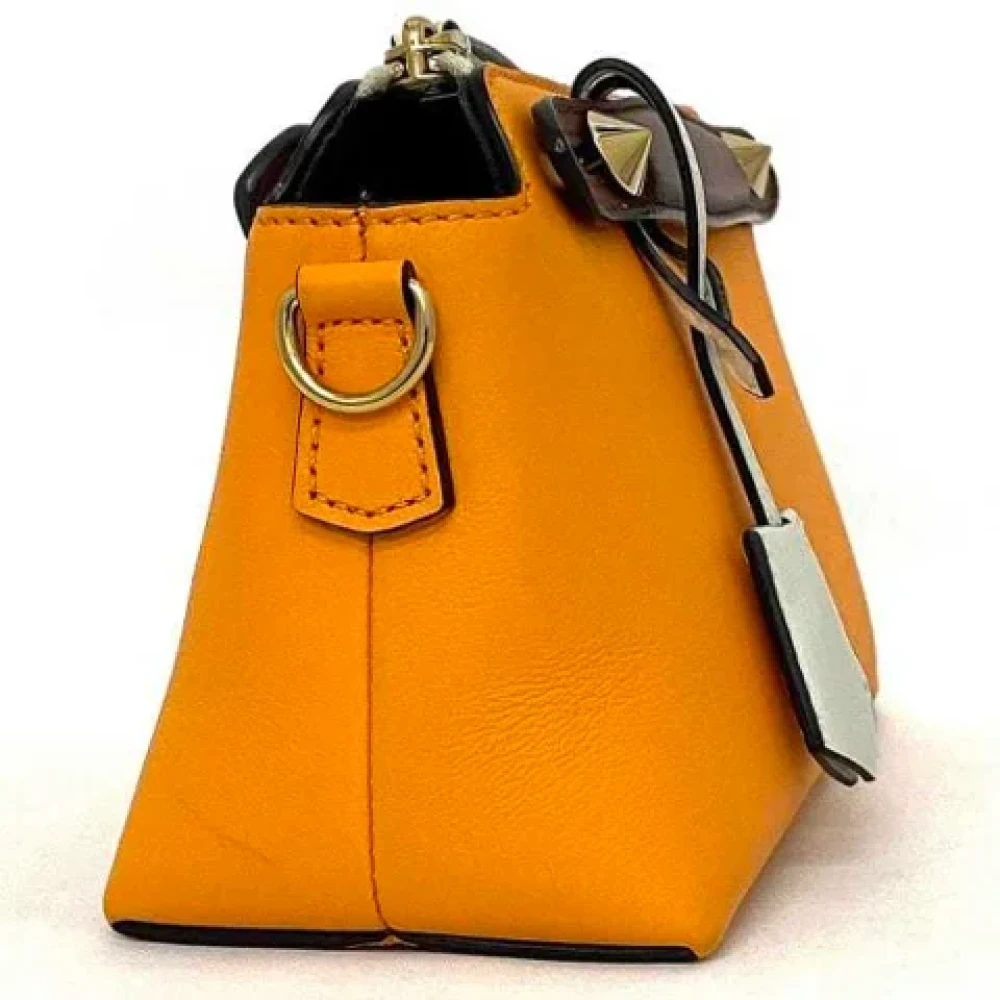 Fendi Vintage Pre-owned Leather shoulder-bags Brown Dames