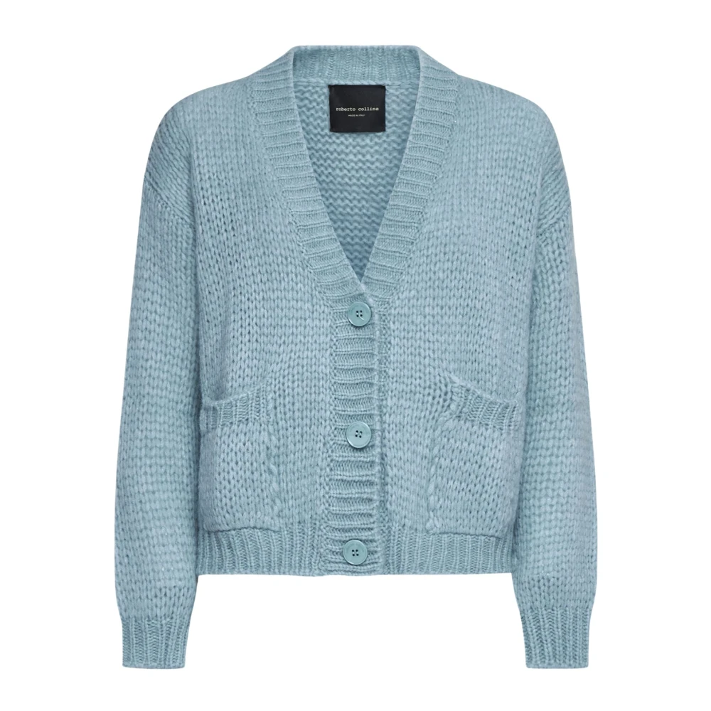 Roberto Collina Trendy Sweater Selection Blue Dames