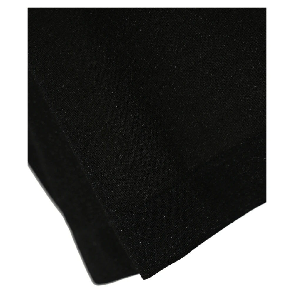 Liviana Conti Lurex Jersey High Neck Top Black Dames