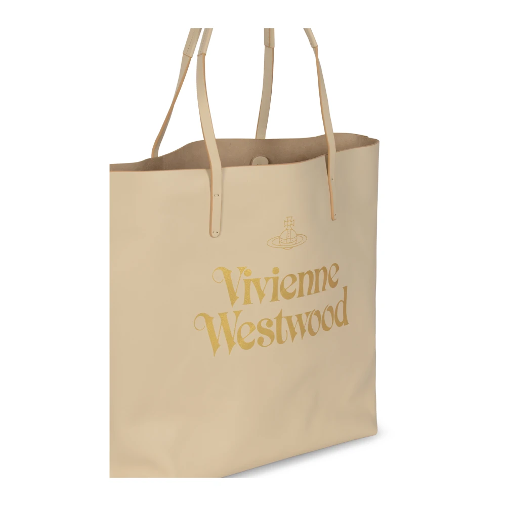 Vivienne Westwood Studio Shopper Tassen Collectie Beige Dames