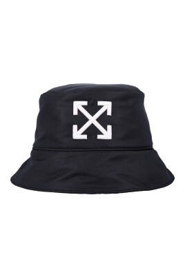 black-white-arrow-bucket-hat