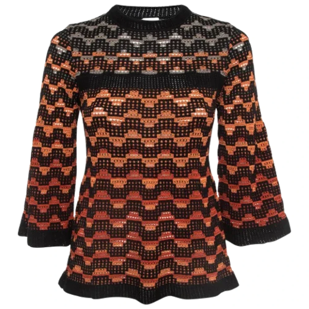 Missoni Pre-owned Knit tops Orange Dames