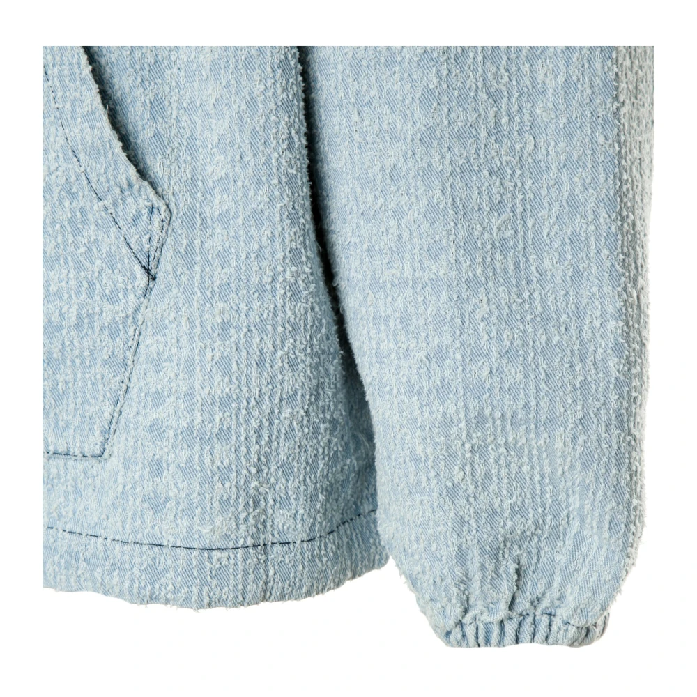 Pleasures Folklore Hoodie met Oversized Fit Blue Heren