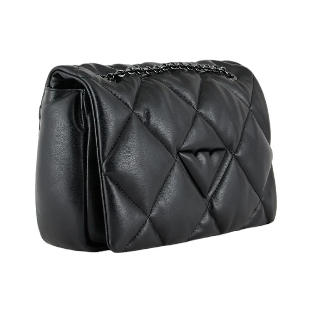Emporio Armani Schoudertas in zwart Black Dames
