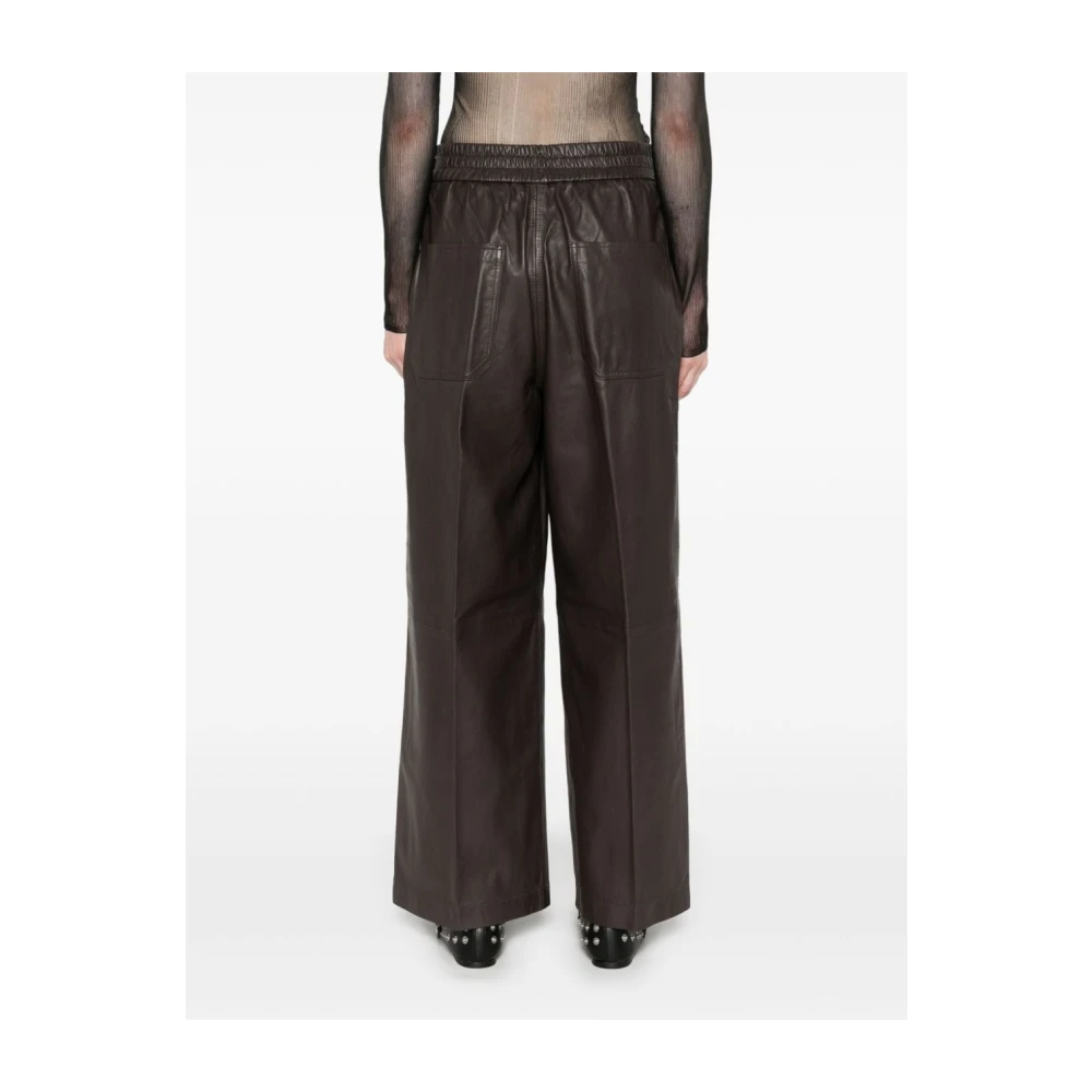 Birgitte Herskind Bordeaux Lamsleren Broek Rechte Pijp Red Dames