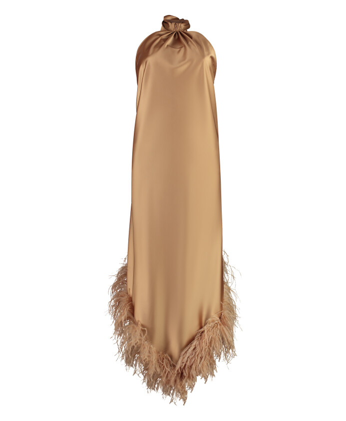 robe-en-satin-avec-dos-ouvert-et-ourlet-en-plumes