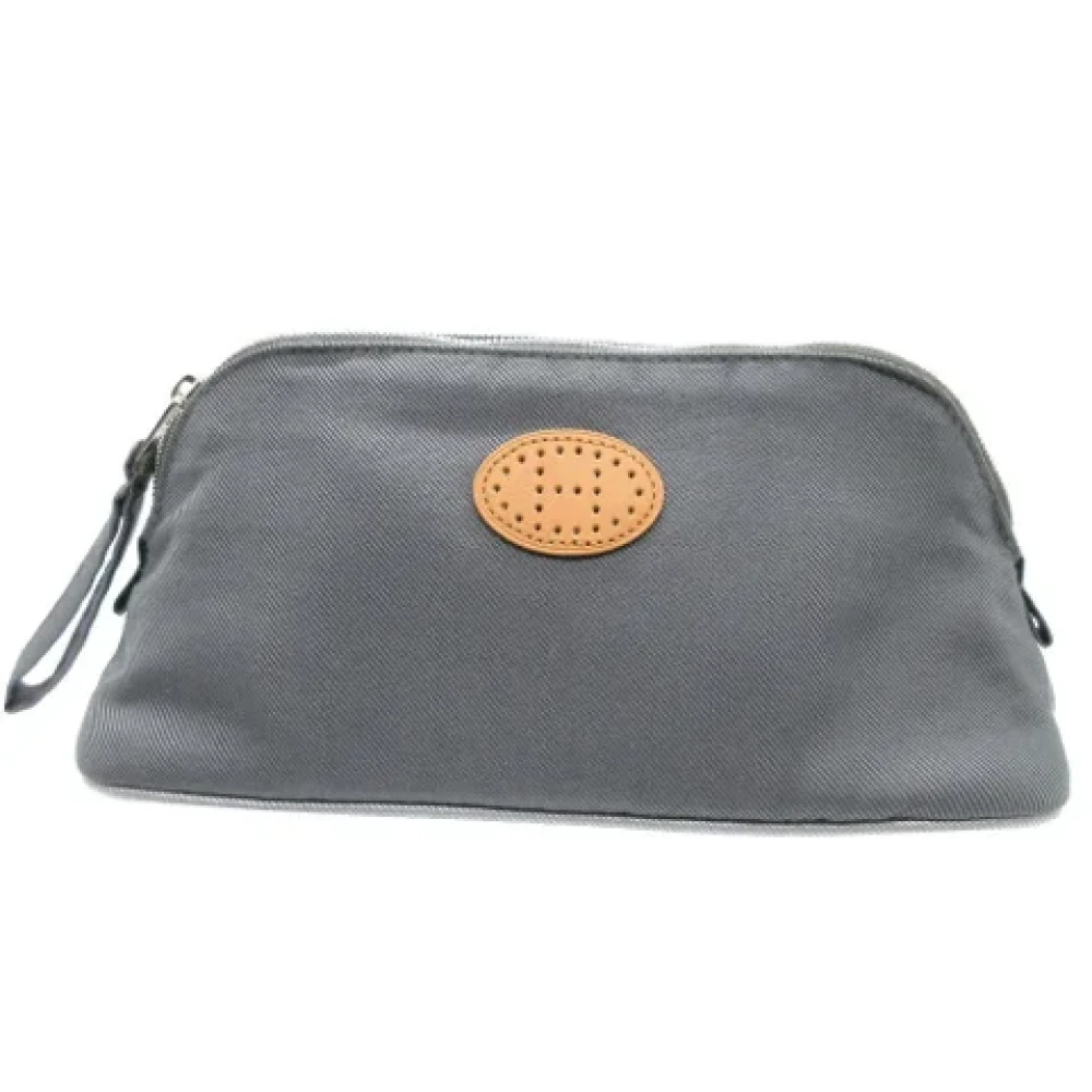 Hermès Vintage Pre-owned Fabric pouches Gray Dames