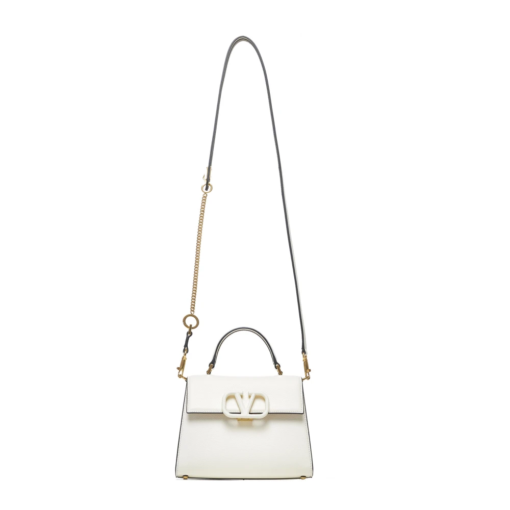 Valentino Garavani VLogo Signature Kleine Handtas Beige Dames