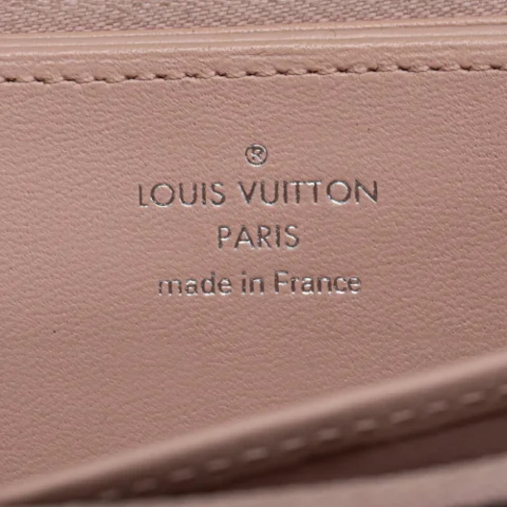 Louis Vuitton Vintage Pre-owned Canvas wallets Beige Dames