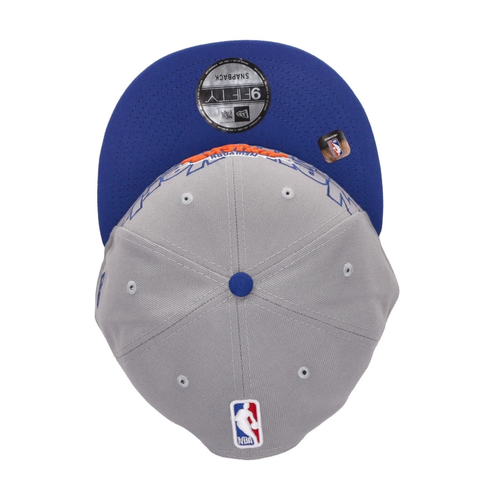 new era NBA Draft Platklep Snapback Pet Gray Heren