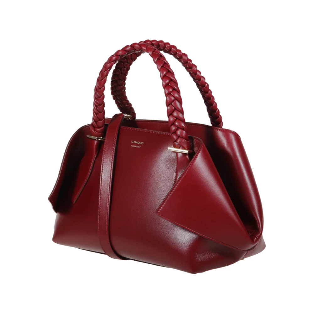 Salvatore Ferragamo Blossom TH S Tas in Burgundy Red Dames