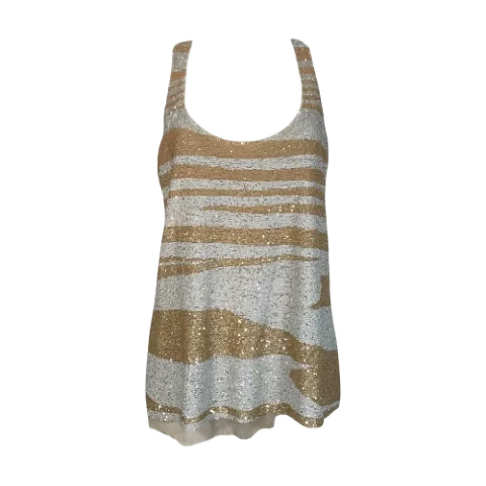 Missoni Pre-owned Fabric tops Yellow Dames