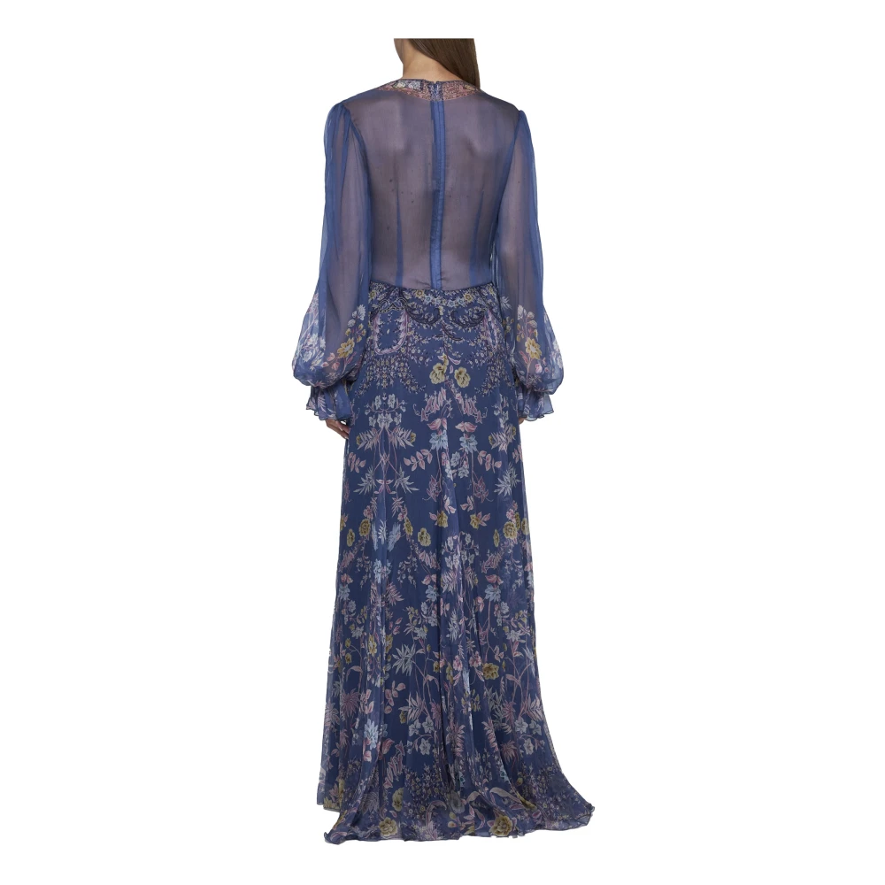 ETRO Elegante Jurken Collectie Blue Dames