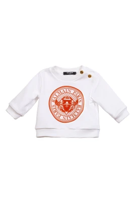 Sweatshirt med logotryck