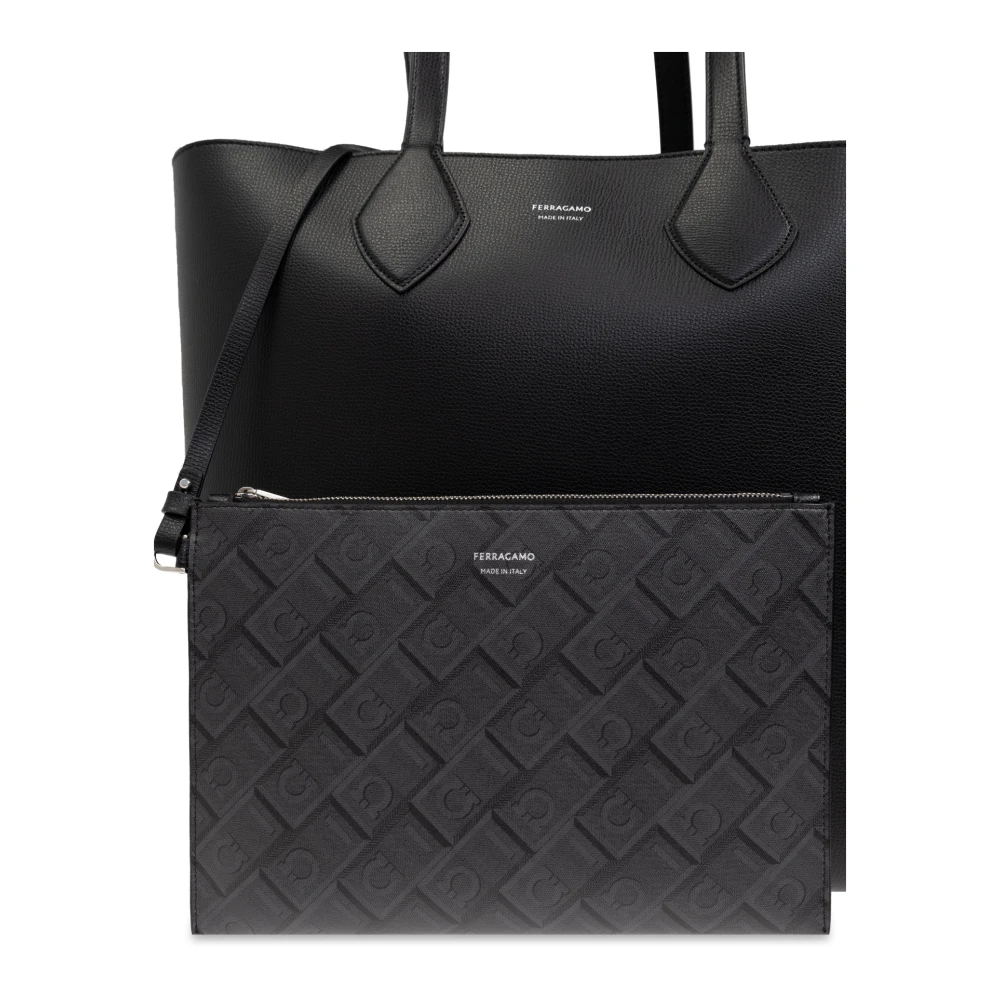 Salvatore Ferragamo Tas type shopper Black Heren