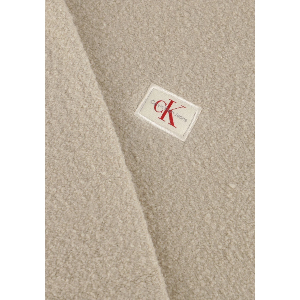 Calvin Klein Beige Boucle Boxy Sweater Beige Heren