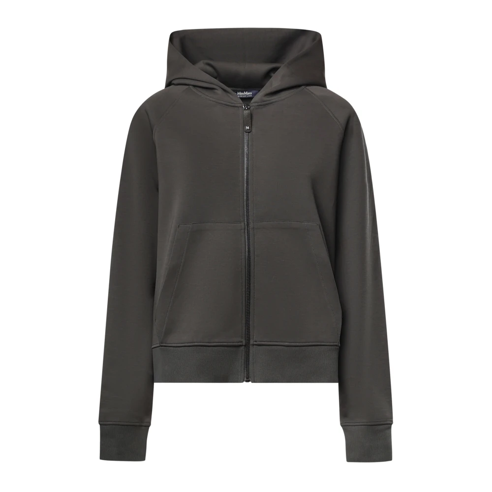 Max Mara Zip-Throughs - Female - Zip-Throughs - Gray - M - Sweatshirts & Hoodies