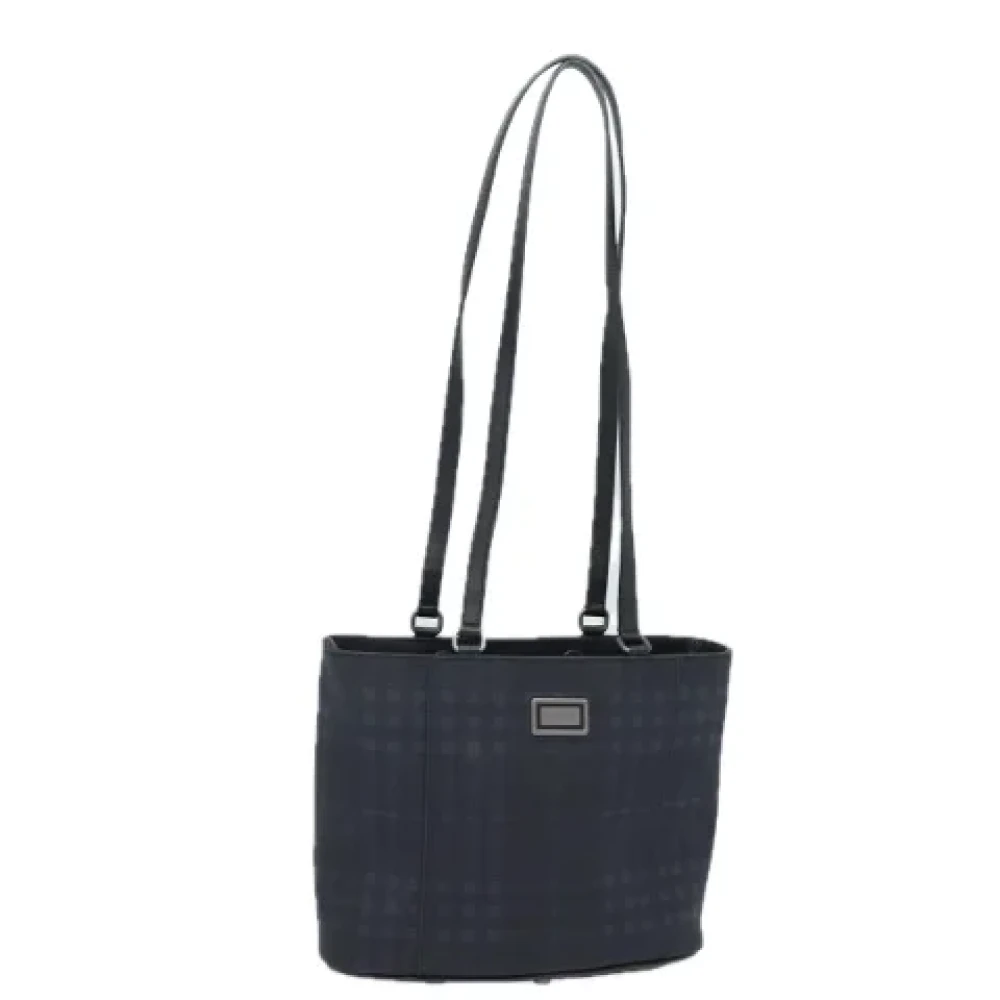 Burberry Vintage Pre-owned Leather shoulder-bags Black Dames