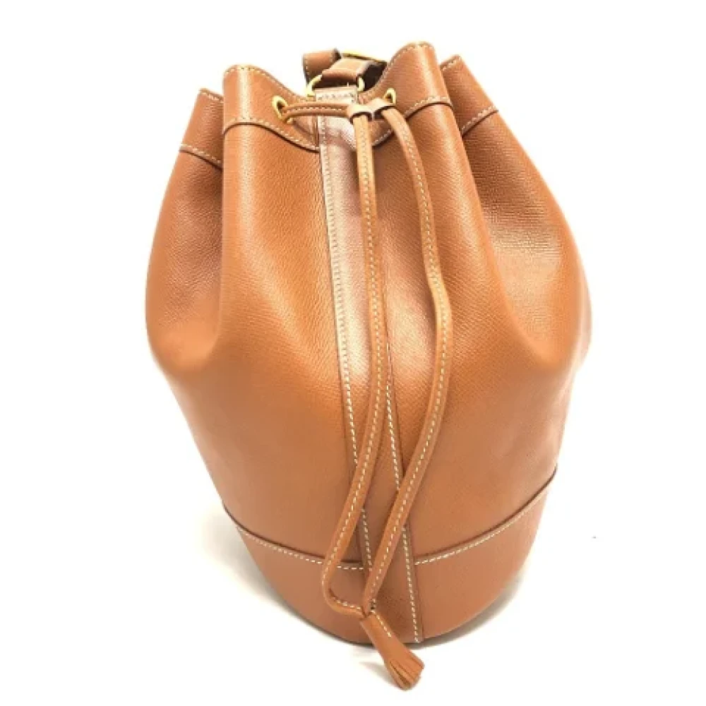 Hermès Vintage Pre-owned Leather shoulder-bags Brown Dames
