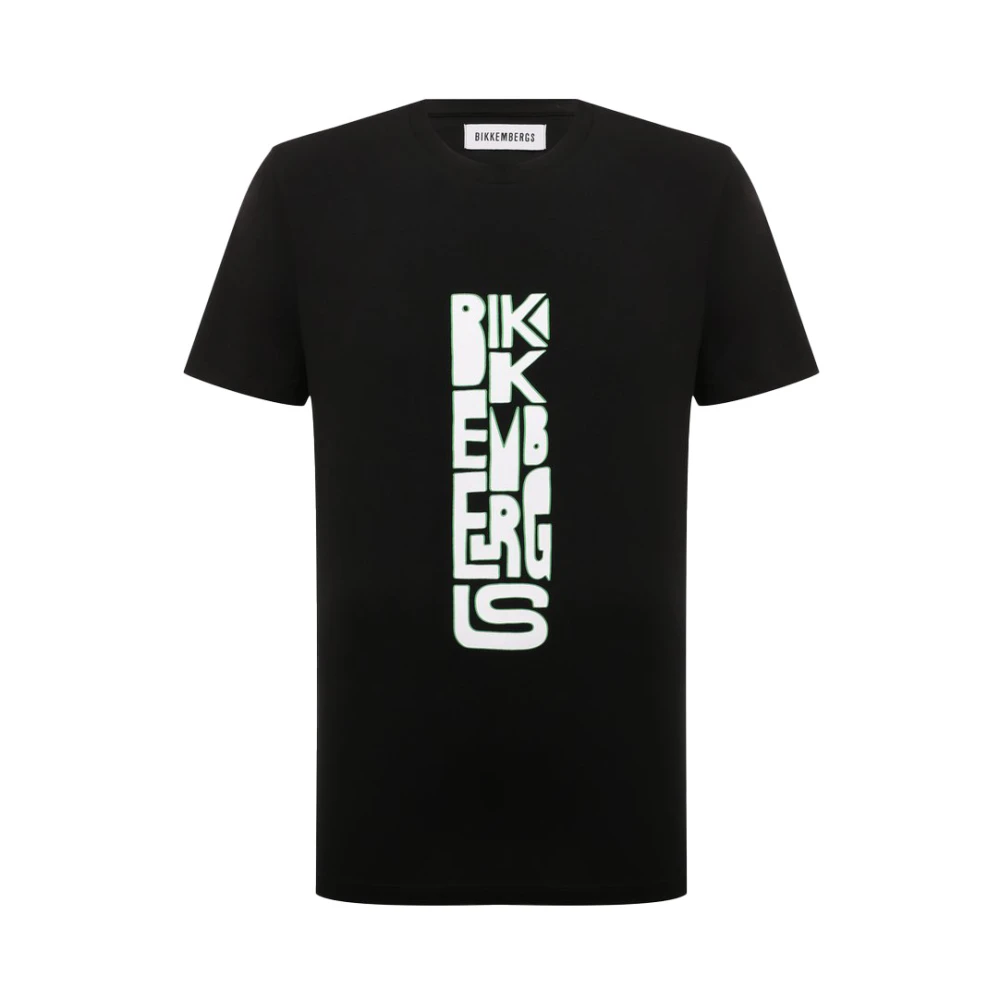 Bikkembergs Men's Black T-Shirts, L, T-Shirt