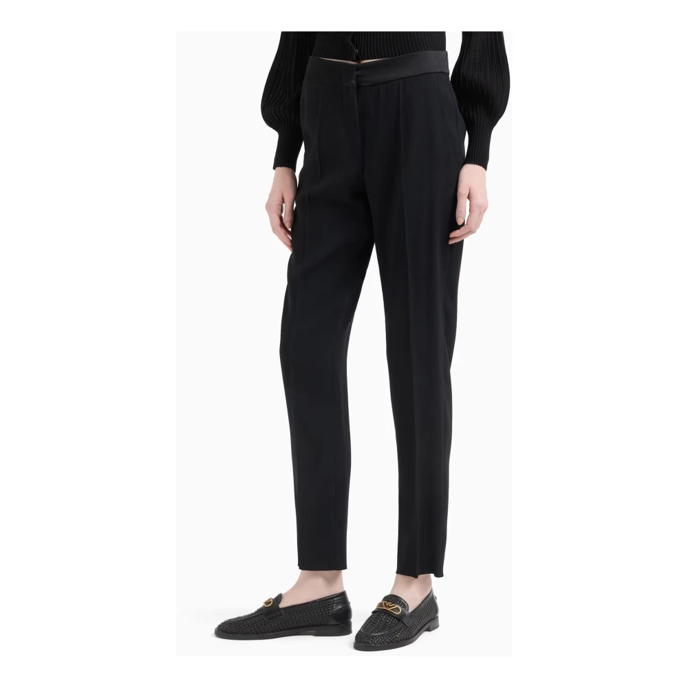 Emporio Armani Zwarte Broek Stijlvol Black Dames