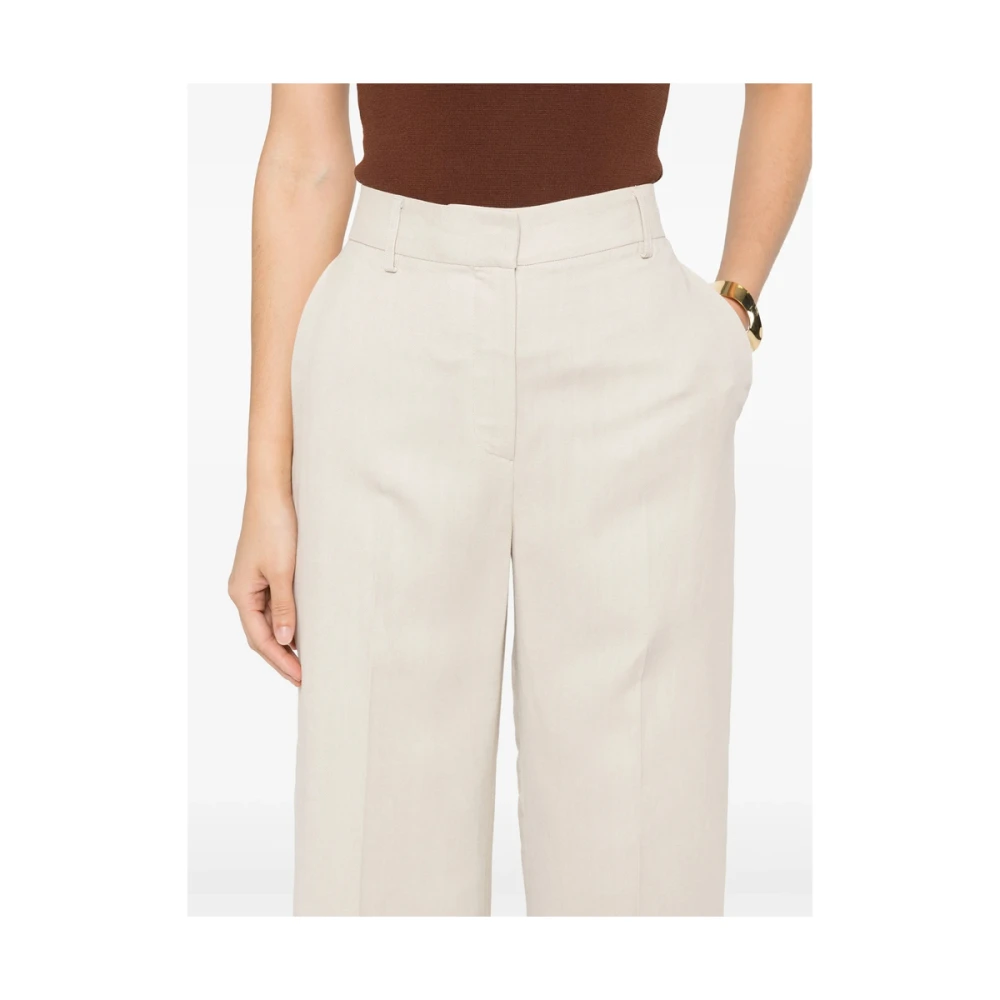 Antonelli Firenze Beige Slim Fit Broek Beige Dames