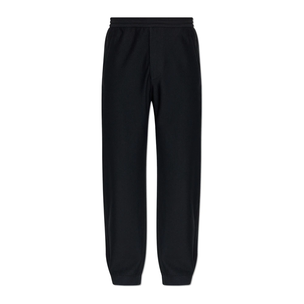 Giorgio Armani Hombre Negro Pantalones, Talla: L