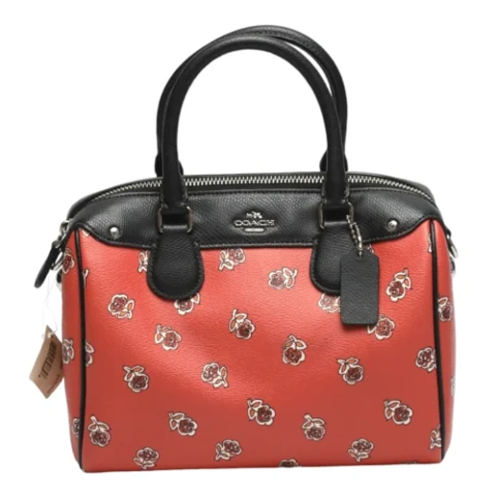 Coach Pre-owned Fabric handbags Orange Dames