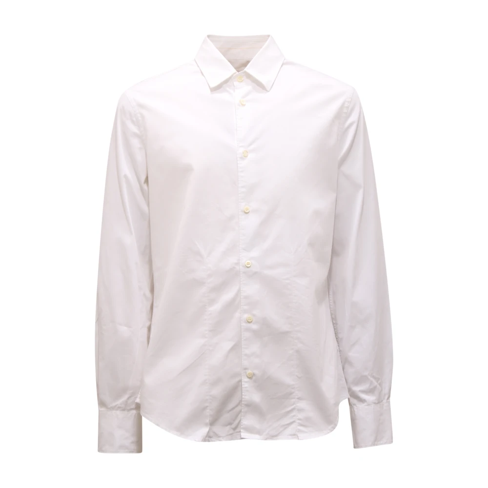 Dsquared2 White Formal Shirts, Male, L, Italian Shirt Model 71 C106