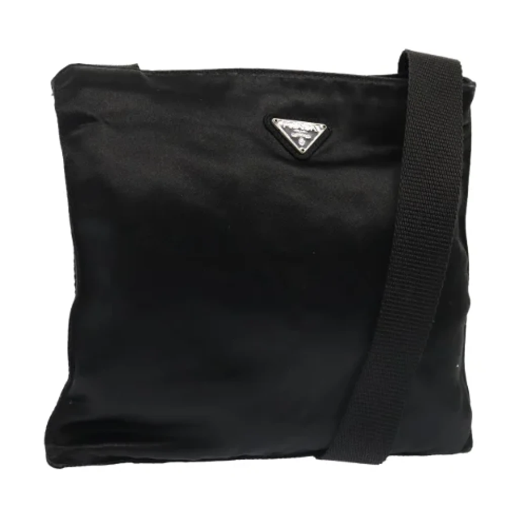 Prada Vintage Pre-owned Nylon prada-bags Black Dames