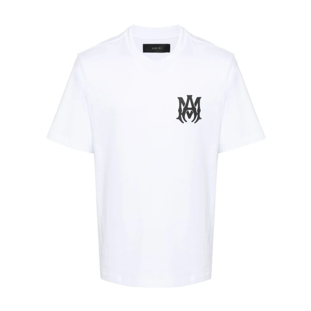 Amiri Kernlogo In reliëf T-shirt White Heren