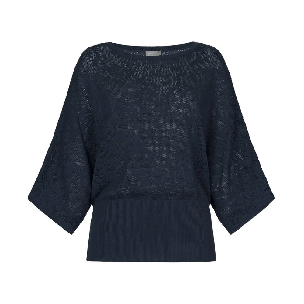 No man's land Stijlvolle Sweater Pullover Blue Dames
