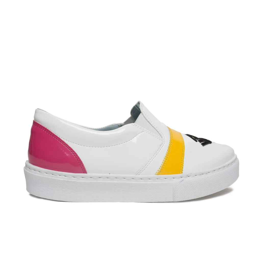 Chiara Ferragni Collection Witte Slip-On Schoenen Dames Schoenen