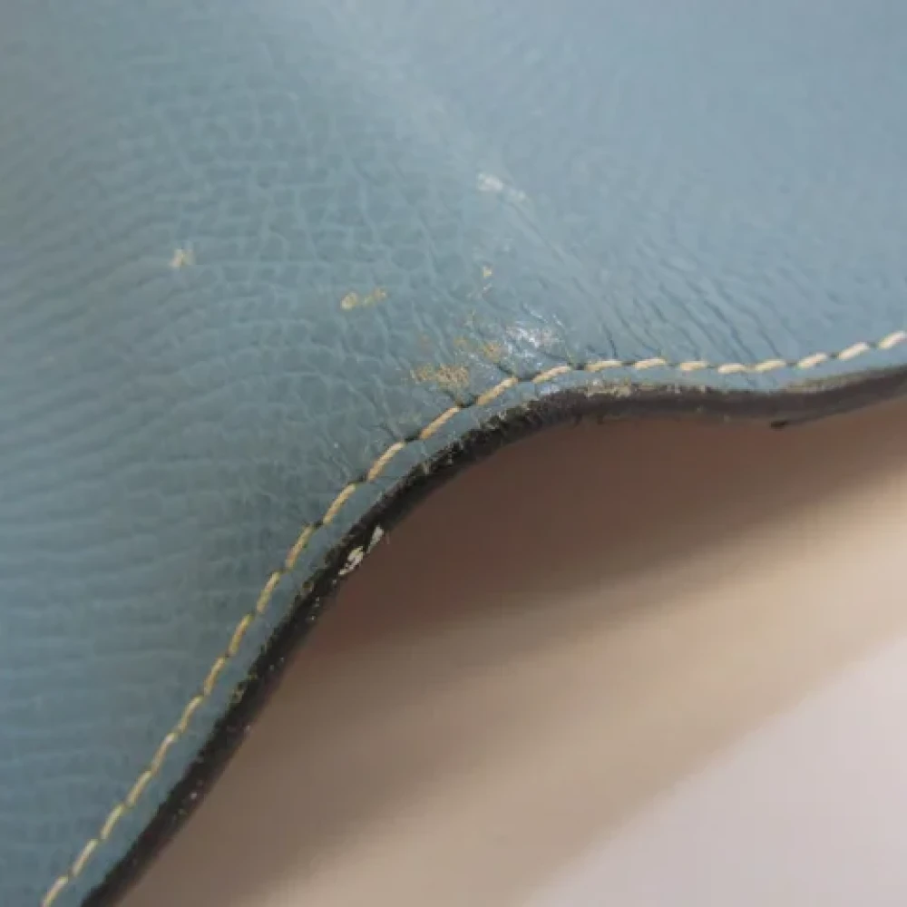 Hermès Vintage Pre-owned Leather home-office Blue Dames