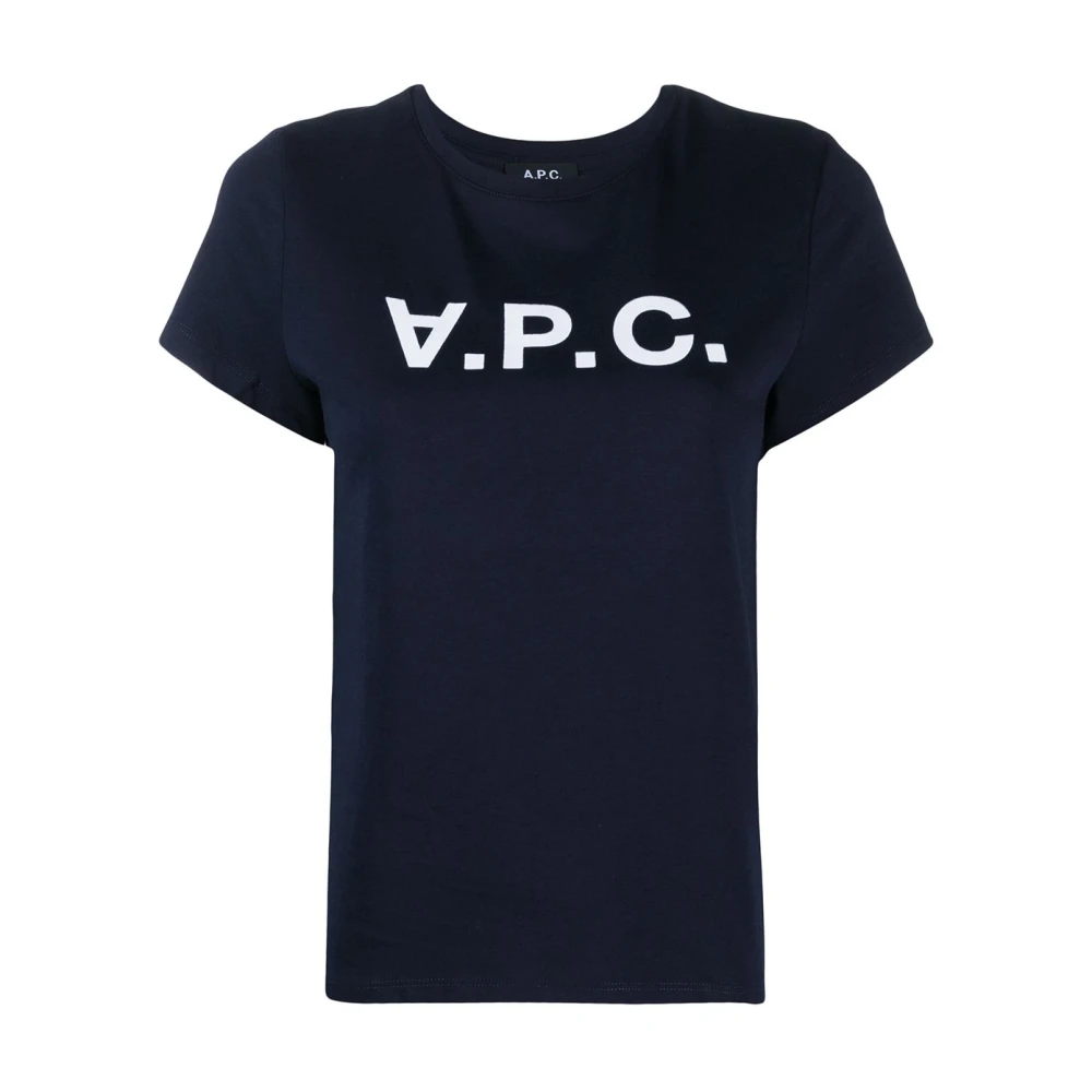 A.p.c. - Tops > T-Shirts - Blue - A.p.c. - Modalova