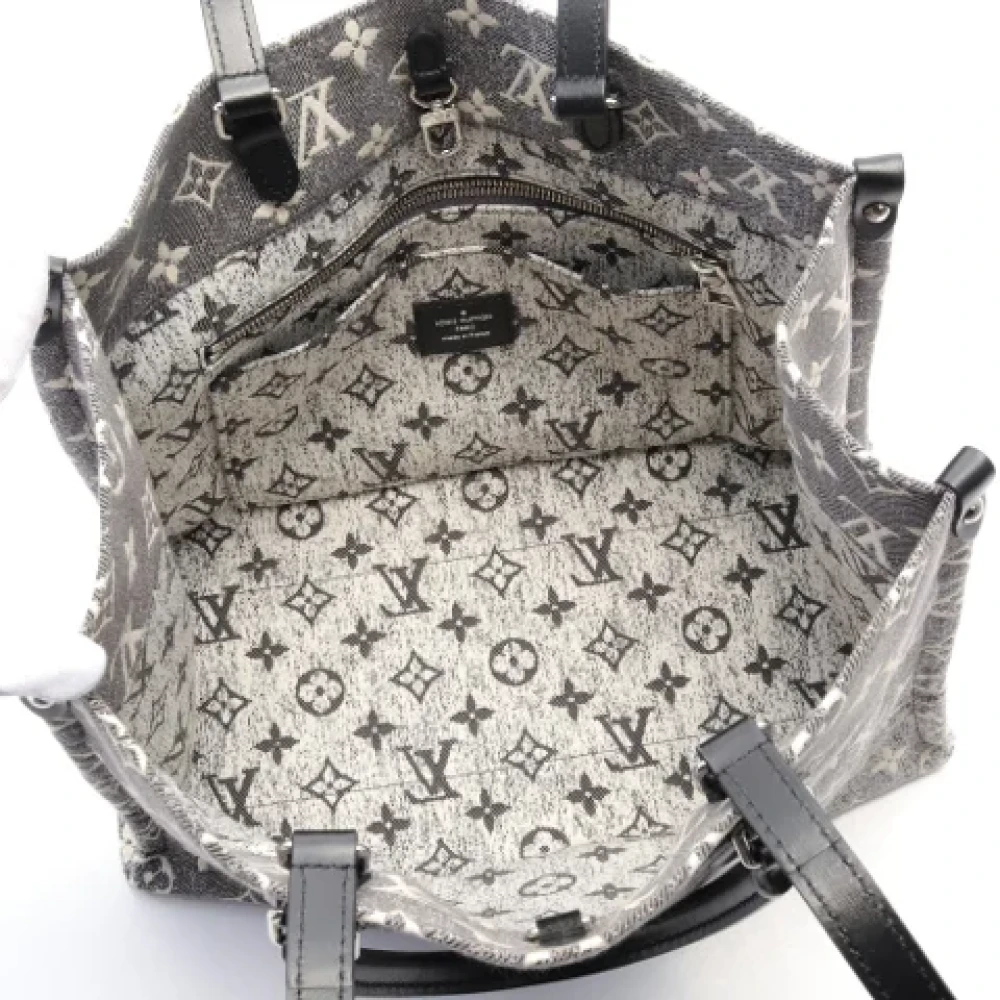 Louis Vuitton Vintage Pre-owned Denim totes White Dames
