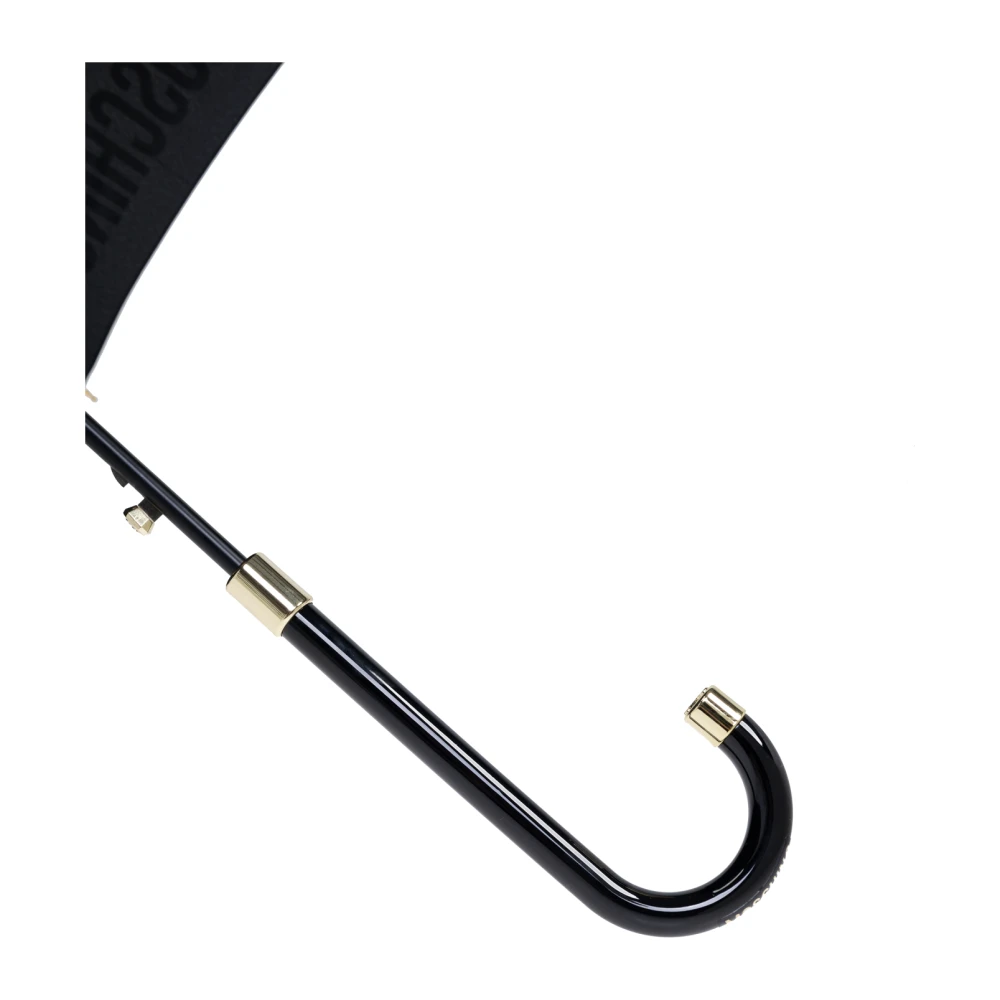 Moschino Paraplu met logo Black Unisex
